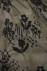 My Beautiful Landlet ORIGINAL FLOWER JACQUARD EASY PANTS 日本設計師品牌 黑色花卉提花寬鬆休閒褲