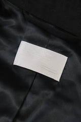 1dyll Loose Blazer Jacket - Black 台灣設計師品牌 黑色襯衫領寬鬆西裝外套