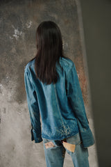 Greg Lauren Reconstructed Denim Shirt 美國高端設計師品牌 解構重組丹寧襯衫