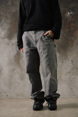 2011 Vintage Carhartt B136 GVL Gravel Grey Double Knee Pants 泥灰色卡哈特 雙膝伐木工褲 墨西哥產