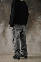 2011 Vintage Carhartt B136 GVL Gravel Grey Double Knee Pants 泥灰色卡哈特 雙膝伐木工褲 墨西哥產