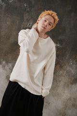 STILL HOUSE Boatneck Distressed Long Sleeve 香港工匠品牌 經典一字領落肩高叉針織長袖