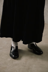 Yohji Yamamoto x Cherevichkiotvichki 17SS Laceless Asymmetrical Split Leather Derby Shoes Loafers山本耀司聯名款 手工牛皮一片式剪裁無帶皮鞋