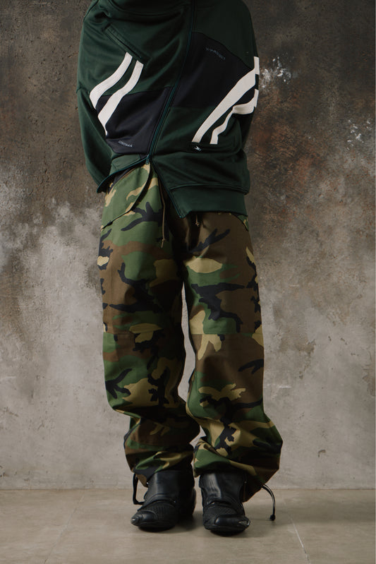 Vintage 1996 USGI ECWCS Gen1 Woodland Camo Gore-Tex Trousers 美軍公發防水叢林迷彩軍褲