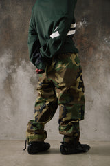 Vintage 1996 USGI ECWCS Gen1 Woodland Camo Gore-Tex Trousers 美軍公發防水叢林迷彩軍褲