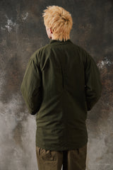 Guerrilla Group Eyes & Sins 17SS Arise Mandarin Noragi Jacket 吉豐重工 盤扣設計軍綠機能道袍