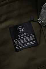 Guerrilla Group Eyes & Sins 17SS Arise Mandarin Noragi Jacket 吉豐重工 盤扣設計軍綠機能道袍