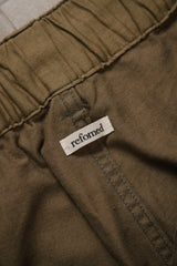 REFOMED AW24 FRESH MAN CHINO PANTS 日本設計師品牌 寬鬆復古軍綠棉質休閒長褲