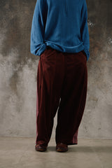 NEEDLES H.D. Track Pants - Brown 日本設計師品牌 寬版氣球蝴蝶運動褲