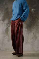 NEEDLES H.D. Track Pants - Brown 日本設計師品牌 寬版氣球蝴蝶運動褲