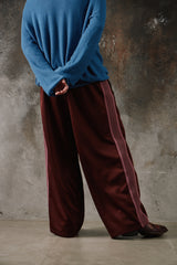 NEEDLES H.D. Track Pants - Brown 日本設計師品牌 寬版氣球蝴蝶運動褲