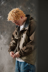 NikeLab Made in Italy Iridescent Nylon Metal Anorak Jacket 幻彩金屬光澤半拉鍊風衣夾克