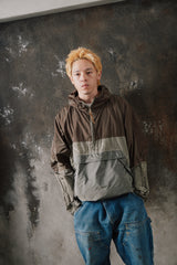NikeLab Made in Italy Iridescent Nylon Metal Anorak Jacket 幻彩金屬光澤半拉鍊風衣夾克