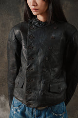 Rare 1930’s German Double Breasted Motorcycle Jacket 30年代德國雙排騎士皮衣