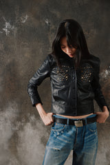 Coach 1941 Studded Leather Trucker Jacket 鉚釘胸口袋皮革夾克