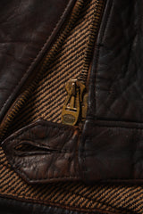 Rare 1940's Classic Vintage French Cyclist Hartmann Jacket 稀有法國騎行者皮衣外套 哈特曼夾克