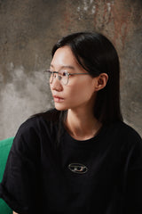 EYEVAN 7285 Model 143 Glasses 日本手工復古方圓框光學眼鏡