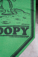 Vintage 1969 Snoopy "The Moon Is Made Of American Cheese" Pennant Towel 復古史努比「月球是由美國起司做的!」紀念旗/掛布