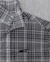 1ds Sheer-Check Boxy Shirt(Check)