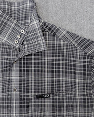 1ds Sheer-Check Boxy Shirt(Check)