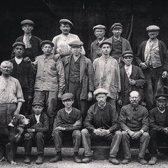 Deadstock 1930's "JMF &Co." French Distressed Wool Waistcoat