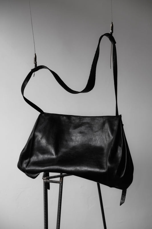 m.a+ Foldable Accordion Bag Series Artisan Italy Large Cross Horse Leather Accordion Bag