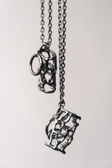 手作りの液体金属ライターケースネックレス 手作りの液体金属ライターケースネックレス