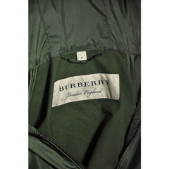 Burberry Slindon Rope Drawstring Anorak Jacket Olive green half-zip pullover windbreaker jacket
