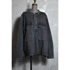 YSTRDY's TMRRW 19A/W Jeans Pacifism Pullover Shirt Japanese designer brand Suzuya Kanno washed denim pullover shirt