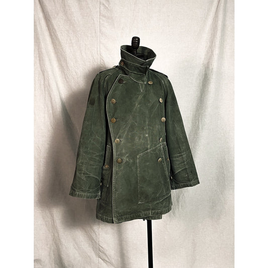 French 1940’s M-38 Motorcycle Double Breasted Jacket 法國陸軍 機車騎兵 雙排扣大衣