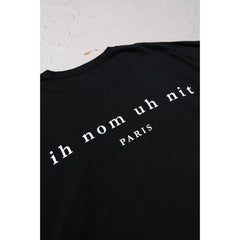 ih nom uh nit Woman Print Tee Paris fashion brand portrait print shorts made in the United States