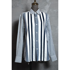 COMME des GARCONS 巌流ミックスストライプシャツ
