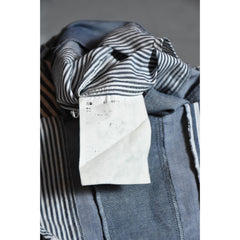 Comme des garcons Ganryu Splicing stripe shirt 條紋拼接口袋襯衫