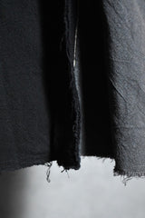 Professor.E Linen Worker’s Coat 棉麻拼接襯衫式外套