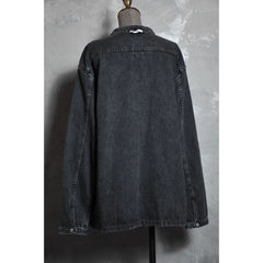 YSTRDY's TMRRW 19A/W Jeans Pacifism Pullover Shirt Japanese designer brand Suzuya Kanno washed denim pullover shirt