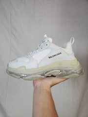 BALENCIAGA トリプル S クリアソール スニーカー バレンシアガ 透明ソール ホワイト ブティック スニーカー