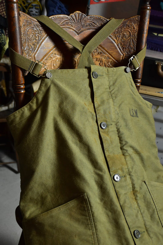 40's WW2 USN US Navy Deck Ovealls (Contract NXsx83383)