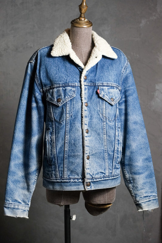 Levi’s 80’s Vintage Sherpa Fleece Denim Jacket (Made in USA)