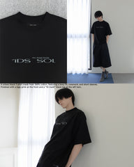 1dyll 10SS 25LOGO BOXY TEE (Black)