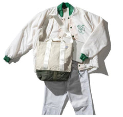 PUEBCO - LAMINATED FABRIC x VINTAGE FABRIC BAG