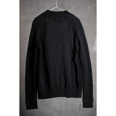 Yohji Yamamoto +NIOR Wool Knit Sweater Jacket Yohji Yamamoto's second line wool knit sweater jacket