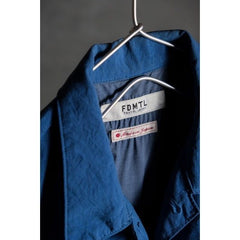 FDMTL 17A/W Indigo Nylon Coat Japanese denim craft brand blue dyed nylon long coat made in Japan