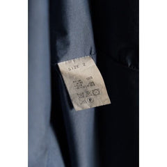 FDMTL 17A/W Indigo Nylon Coat Japanese denim craft brand blue dyed nylon long coat made in Japan