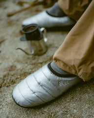 SUBU Packable - Foil Silver Warm Water-Repellent Slippers