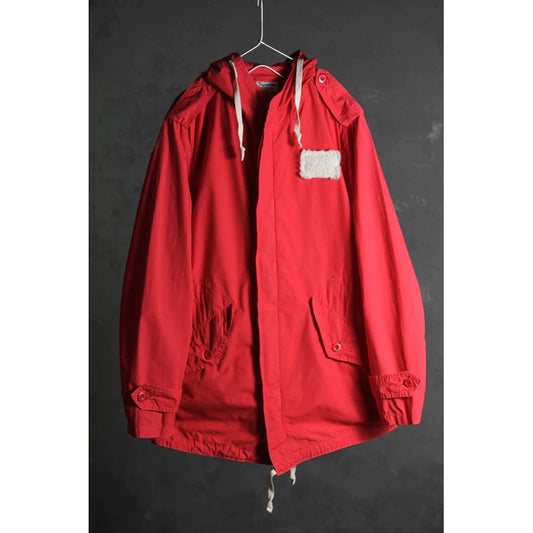 Vaporize Zip Hood Parka Jacket日本品牌 羔羊毛氈軍裝改良連帽外套