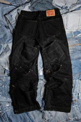 Remake Vintage Multi Pocket Patch デニム ジーンズ ヴィンテージリメイクシリーズ マルチポケットステッチジーンズ