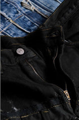 Remake Vintage Multi Patchwork Denim Jeans 古著重製系列 多重拼接闊腿牛仔褲