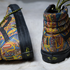 Vans x Zio Ziegler ZZ SK8 Hi アートギャラリー スケートシューズ サンフランシスコのアーティスト共同ブランド グラフィティ スケートボードシューズ