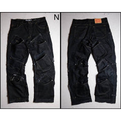 Remake Vintage Multi Pocket Patch デニム ジーンズ ヴィンテージリメイクシリーズ マルチポケットステッチジーンズ