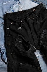 Remake Vintage Multi Pocket Patch デニム ジーンズ ヴィンテージリメイクシリーズ マルチポケットステッチジーンズ